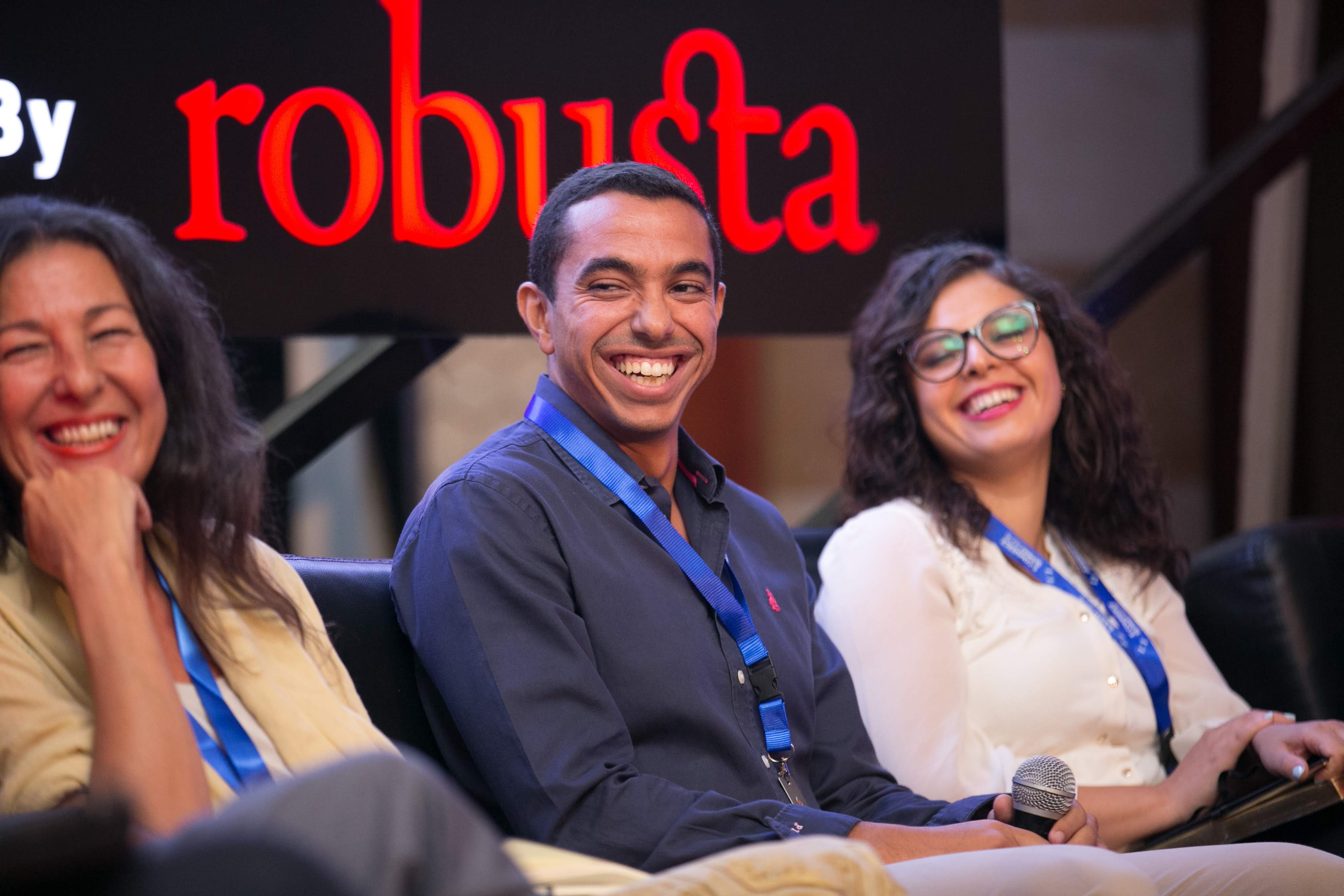 Panel discussion at the E-commerce Summit. 